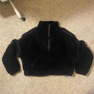 Free People Sherpa Cropped Jacket